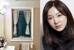 K-POP အဆိုတော်၊ ရုပ်ရှင်မင်းသမီး Lee Ji-hye က သူ၏ ရေချိုးခန်းကို ပရိသတ်များအား ချပြ