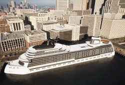 A luxury cruise ship will allow residents to permanently live at 