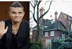 Robbie Williams 'suffers new hurdle in bid to build underground pool and gym at his £17.5million home as battle with neighbour and Led Zeppelin guitarist Jimmy Page rumbles on