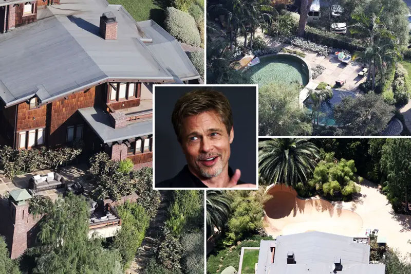 BRAD PITT SELLS INCREDIBLE HOLLYWOOD HILLS COMPOUND FOR $39 MILLION - Property News in Myanmar from iMyanmarHouse.com
