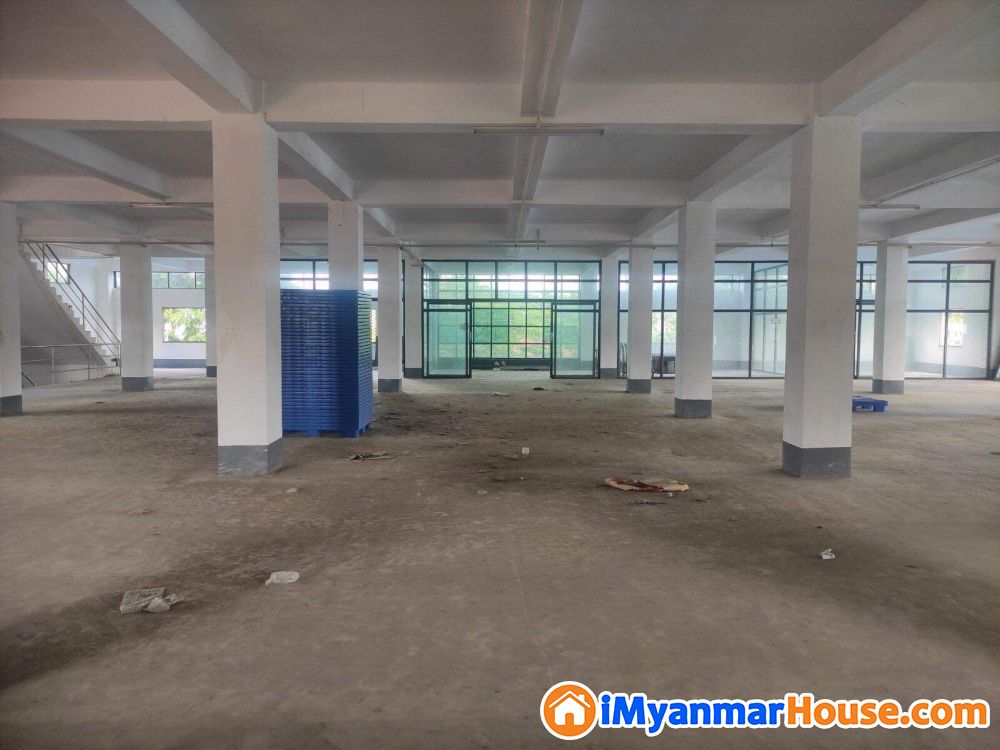 Shwe Pauk Kan Industrial Zone 3story building (100’x106’)for rent - For Rent - မြောက်ဥက္ကလာပ (North Okkalapa) - ရန်ကုန်တိုင်းဒေသကြီး (Yangon Region) - 95 Lakh (Kyats) - R-20251785 | iMyanmarHouse.com