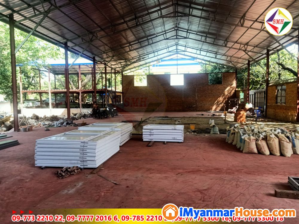 🇲🇲🏠 တာမွေ Ocean အနီး လုပ်ငန်းလုပ်ရန်/ပစ္စည်းထားရန်ကောင်းသော ဂိုဒေါင်အသစ်စက်စက်အငှား 🇲🇲🏠 - ငှါးရန် - တာမွေ (Tamwe) - ရန်ကုန်တိုင်းဒေသကြီး (Yangon Region) - 90 သိန်း (ကျပ်) - R-20185354 | iMyanmarHouse.com