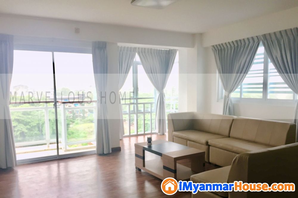 2BR Downtown Condo For Rent (Backup Power & Fair Price), - ငှါးရန် - ပုဇွန်တောင် (Pazundaung) - ရန်ကုန်တိုင်းဒေသကြီး (Yangon Region) - 8 သိန်း (ကျပ်) - R-20263432 | iMyanmarHouse.com