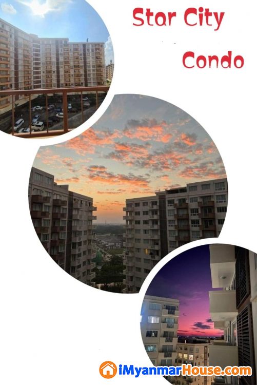 Thanlyin Township Star City Condo For Rent (3 Bedroom) For Rent သံလ
