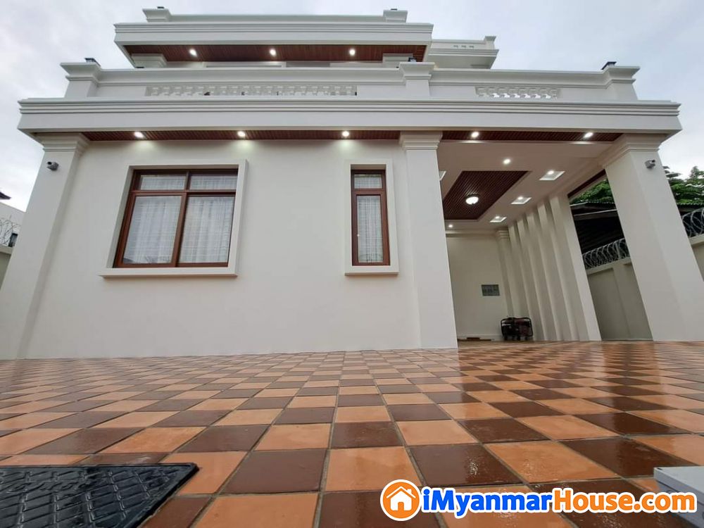 ၃၁ရပ္ကြက္ေျမာက္ဒဂံု မွာ Classic Designျဖင့္ ခမ္းနားစြာေဆာက္လုပ္ထားေသာလံုးခ်င္းအသစ္စက္စက္ေရာင္းမည္ - ရောင်းရန် - ဒဂုံမြို့သစ် မြောက်ပိုင်း (Dagon Myothit (North)) - ရန်ကုန်တိုင်းဒေသကြီး (Yangon Region) - 6,200 သိန်း (ကျပ်) - S-10176908 | iMyanmarHouse.com