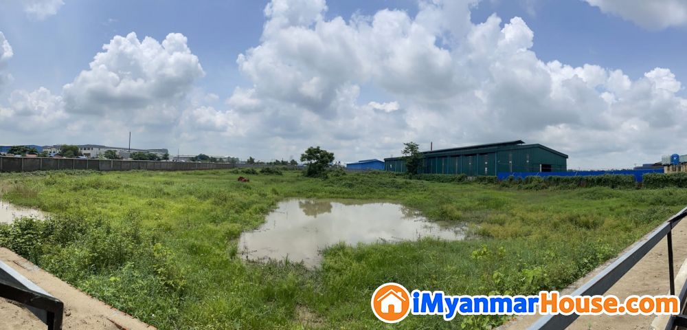 မြေအကျယ် (0•5) ဧက လှိုင်သာယာ စက်မှုဇုန်တွင် ရောင်းမည်။ - For Sale - လှိုင်သာယာ (Hlaingtharya) - ရန်ကုန်တိုင်းဒေသကြီး (Yangon Region) - 7,000 Lakh (Kyats) - S-10198531 | iMyanmarHouse.com