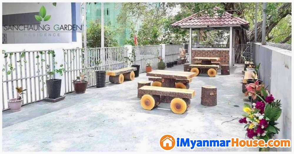စမ်းချောင်းမြို့နယ်ရှိ Sanchaung Garden Condo အရောင်းခန်းလေးပါ - For Sale - စမ်းချောင်း (Sanchaung) - ရန်ကုန်တိုင်းဒေသကြီး (Yangon Region) - 2,400 Lakh (Kyats) - S-10301184 | iMyanmarHouse.com