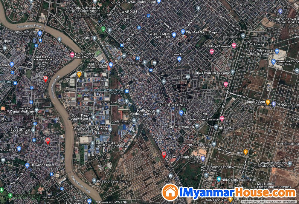 တောင်ဒဂုံစက်မှုဇုံတွင် ဂိုဒေါင်အပါမြေကွက် အရောင်း - ရောင်းရန် - ဒဂုံမြို့သစ် တောင်ပိုင်း (Dagon Myothit (South)) - ရန်ကုန်တိုင်းဒေသကြီး (Yangon Region) - 12,000 သိန်း (ကျပ်) - S-10333049 | iMyanmarHouse.com