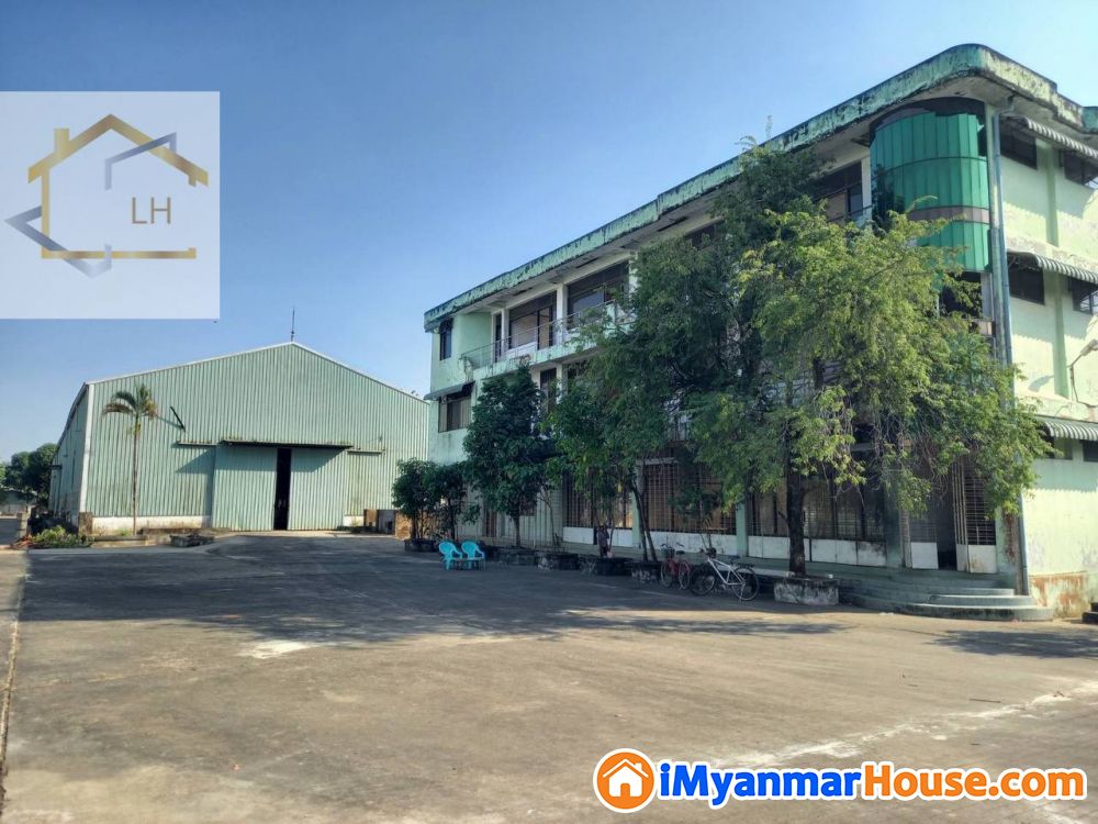 (6.29 ဧက) အကျယ် ၊ လှိုင်သာယာမြို့နယ် ၊ လှိုင်သာယာစက်မှုဇုန်(၁) တွင် ဂိုဒေါင်ရောင်းရန်ရှိ - ရောင်းရန် - လှိုင်သာယာ (Hlaingtharya) - ရန်ကုန်တိုင်းဒေသကြီး (Yangon Region) - 120,000 သိန်း (ကျပ်) - S-10364683 | iMyanmarHouse.com