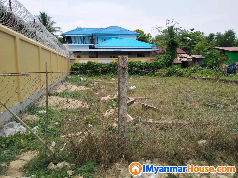 သန်လျင်၊ အေးမေတ္တာရပ်ကွက်၊ ပိတောက်လမ်း၊ ရှေ့လှည့်၊ 40'x60'၊ မြေသီးသန့်၊ - ရောင်းရန် - သံလျင် (Thanlyin) - ရန်ကုန်တိုင်းဒေသကြီး (Yangon Region) - 750 သိန်း (ကျပ်) - S-11196669 | iMyanmarHouse.com