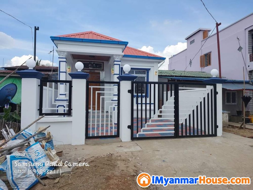 လမ်းမကြီးအနီးရှိတစ်ထပ်တိုက်သစ်​လေးအ​ရောင်း - ရောင်းရန် - ဒဂုံမြို့သစ် တောင်ပိုင်း (Dagon Myothit (South)) - ရန်ကုန်တိုင်းဒေသကြီး (Yangon Region) - 980 သိန်း (ကျပ်) - S-10778827 | iMyanmarHouse.com