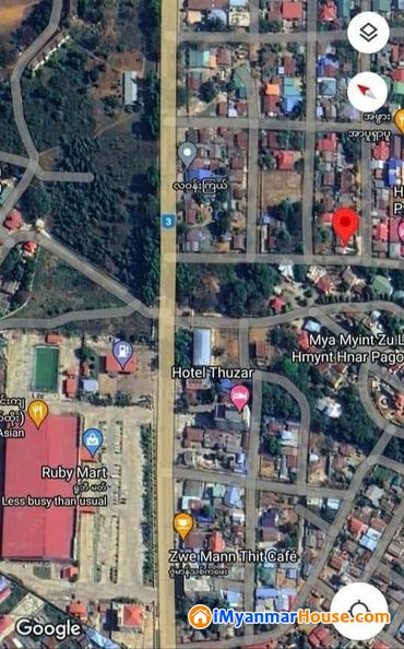 💁‍♂️ ​လားရှိုးလမ်းမကြီးအနီး နှင့် Ruby Mart အ​ရှေ့နေရာ​ကောင်း တိုက်ပါ ဂရမ်​မြေ​လေးကို လမ်းညွှန်​ပေးပါရ​စေ ခင်ဗျာ💁‍♂️ - ရောင်းရန် - ပြင်ဦးလွင် (Pyin Oo Lwin) - မန္တလေးတိုင်းဒေသကြီး (Mandalay Region) - 3,500 သိန်း (ကျပ်) - S-10943063 | iMyanmarHouse.com