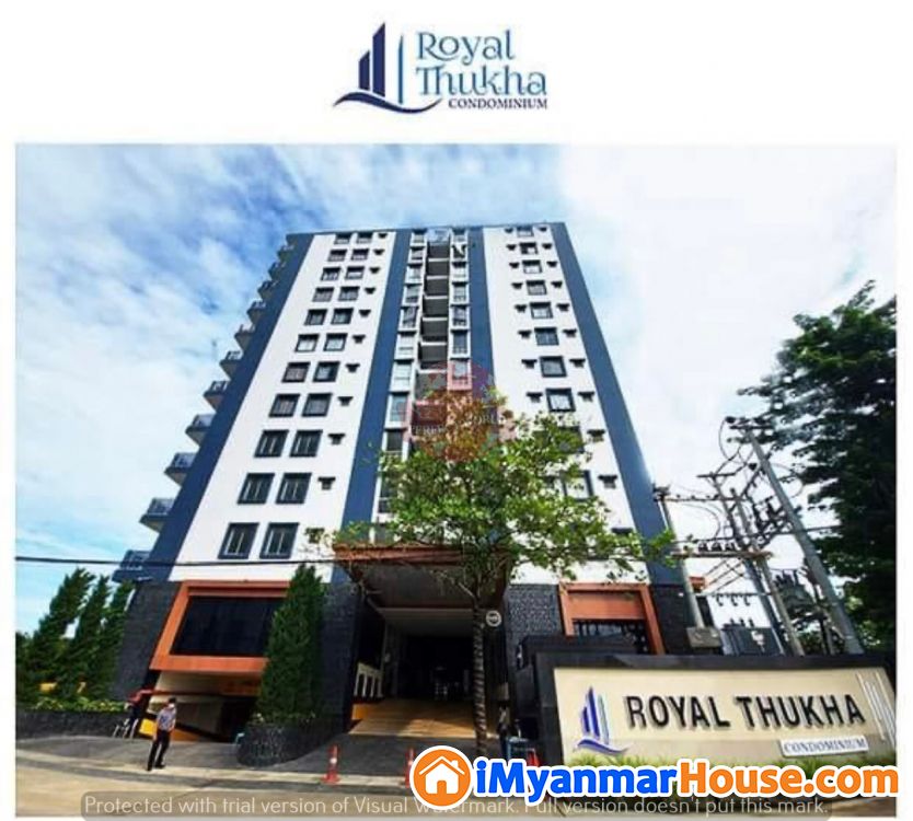 လိႈင္ Royal Thukha Luxury condo အခန္းအေရာင္း - ရောင်းရန် - လှိုင် (Hlaing) - ရန်ကုန်တိုင်းဒေသကြီး (Yangon Region) - 3,200 သိန်း (ကျပ်) - S-11414227 | iMyanmarHouse.com