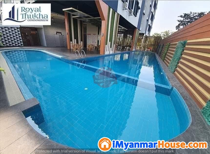 လိႈင္ Royal Thukha Luxury condo အခန္းအေရာင္း - ရောင်းရန် - လှိုင် (Hlaing) - ရန်ကုန်တိုင်းဒေသကြီး (Yangon Region) - 3,200 သိန်း (ကျပ်) - S-11414227 | iMyanmarHouse.com
