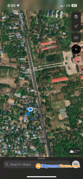 ပိုင်ဆိုင်မှုခိုင်မာပြီး ရင်းနှီးမြုပ်နှံထားသင့်သည့် မှော်ဘီနည်းပညာတက္ကသိုလ်နှင့် မျက်စောင်းထိုး ဂုတ်ခြံ လေးပိုင်ရှင်ကိုယ်တိုင်အမြန်ရောင်းမည် 🔸 - ရောင်းရန် - မှော်ဘီ (Hmawbi) - ရန်ကုန်တိုင်းဒေသကြီး (Yangon Region) - 12,000 သိန်း (ကျပ်) - S-11821990 | iMyanmarHouse.com