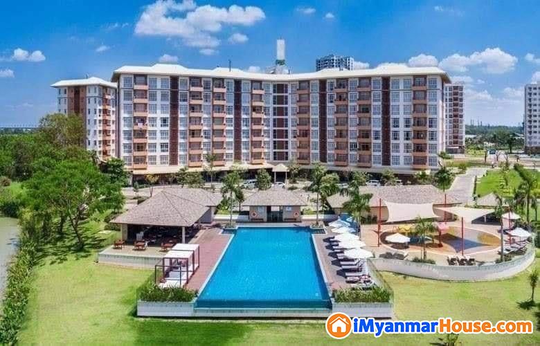 စတုရန်းပေအကျယ်((651Sqft) Star City Condoအခန်းရောင်းမည် For Sale သံလ