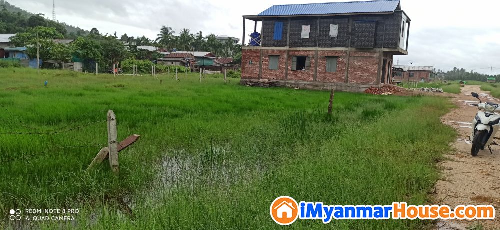 မြေကွက်ရောင်းရန်ရှိသည် - ရောင်းရန် - မြိတ် (Myeik) - တနင်္သာရီတိုင်းဒေသကြီး (Tanintharyi Region) - 90 သိန်း (ကျပ်) - S-9191791 | iMyanmarHouse.com