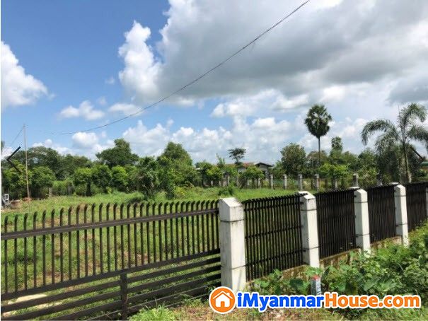 ရန်ကုန် ပြည်လမ်းမ မြေကွက်ကျယ် ရောင်းရန် ရှိ သည် - ရောင်းရန် - တိုက်ကြီး (Taikkyi) - ရန်ကုန်တိုင်းဒေသကြီး (Yangon Region) - 1,620 သိန်း (ကျပ်) - S-10706799 | iMyanmarHouse.com
