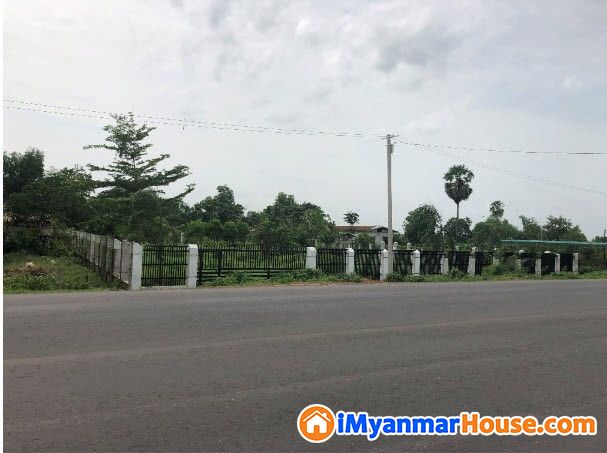 ရန်ကုန် ပြည်လမ်းမ မြေကွက်ကျယ် ရောင်းရန် ရှိ သည် - ရောင်းရန် - တိုက်ကြီး (Taikkyi) - ရန်ကုန်တိုင်းဒေသကြီး (Yangon Region) - 1,620 သိန်း (ကျပ်) - S-10706799 | iMyanmarHouse.com