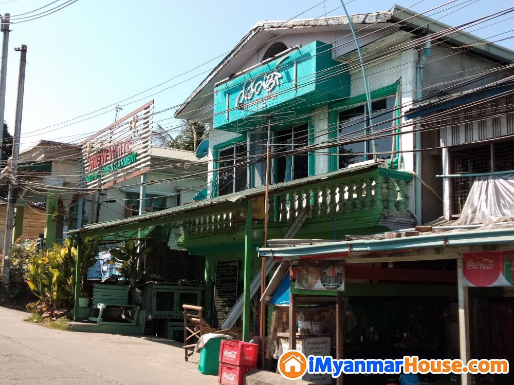 ရင်းနှီးမြုပ်နှံရင်းဝင်ငွေပုံမှန်ရမယ့်စီးပွားရေးလုပ်ငန်းပါပါပြီးလုံးခြင်းနှစ်ထပ်အိမ်ရောင်းရန်ရှိ - ရောင်းရန် - မြောက်ဥက္ကလာပ (North Okkalapa) - ရန်ကုန်တိုင်းဒေသကြီး (Yangon Region) - 2,700 သိန်း (ကျပ်) - S-10555717 | iMyanmarHouse.com