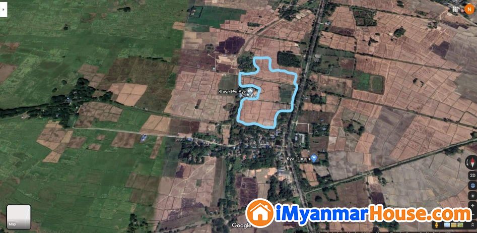 ထန်းတပင်လမ်းမတန်းရှိလယ်မြေများရောင်းရန်ရှိသည်။ - ရောင်းရန် - ထန်းတပင် (Htantabin) - ရန်ကုန်တိုင်းဒေသကြီး (Yangon Region) - 550 သိန်း (ကျပ်) - S-9913082 | iMyanmarHouse.com