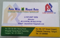 Asia Win and Royal Asia Construction